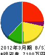 中沢設備 貸借対照表 2012年3月期