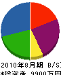 新日本総業 貸借対照表 2010年8月期