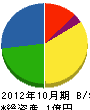 匹田電気工事 貸借対照表 2012年10月期