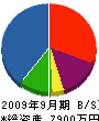 静岡メンテ 貸借対照表 2009年9月期
