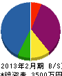 大沢電気 貸借対照表 2013年2月期