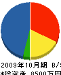 太陽テント販売 貸借対照表 2009年10月期
