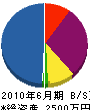 栗原薪行 貸借対照表 2010年6月期