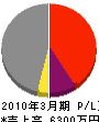 矢谷板硝子 損益計算書 2010年3月期