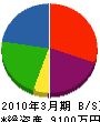 渡辺リース 貸借対照表 2010年3月期