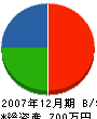 佐野信建設 貸借対照表 2007年12月期