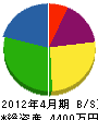 キタムラ 貸借対照表 2012年4月期