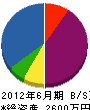 ヨシオカ 貸借対照表 2012年6月期