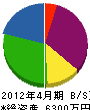 大楠 貸借対照表 2012年4月期