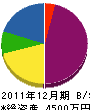 菅金組 貸借対照表 2011年12月期