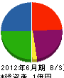 幸田技建 貸借対照表 2012年6月期