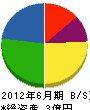 平山電気商会 貸借対照表 2012年6月期