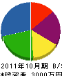 塚田産業 貸借対照表 2011年10月期