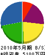 溝田畳店 貸借対照表 2010年5月期