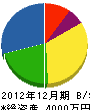 笠井建設 貸借対照表 2012年12月期