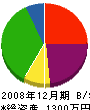 沖沢電気工事店 貸借対照表 2008年12月期