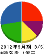 渡邉起業 貸借対照表 2012年9月期