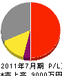 佐藤電気商会 損益計算書 2011年7月期