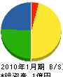大島電機 貸借対照表 2010年1月期