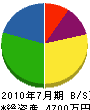 辻村電業 貸借対照表 2010年7月期