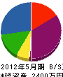 藤本電機 貸借対照表 2012年5月期