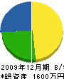 島田電気商会 貸借対照表 2009年12月期