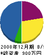 佐々木店 貸借対照表 2008年12月期