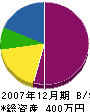 博陽塗工 貸借対照表 2007年12月期