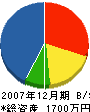 藤川電気商会 貸借対照表 2007年12月期