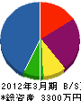 迫田設備 貸借対照表 2012年3月期