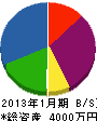 松沢産業 貸借対照表 2013年1月期