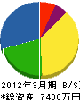 池田電機工業 貸借対照表 2012年3月期