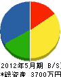 寺田電業所 貸借対照表 2012年5月期