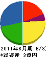 平山電気商会 貸借対照表 2011年6月期