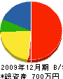 植竹工業 貸借対照表 2009年12月期