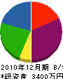 奥野電気商会 貸借対照表 2010年12月期
