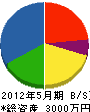福島組 貸借対照表 2012年5月期