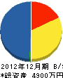 須藤特殊工業 貸借対照表 2012年12月期