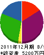 丸電阿部電気 貸借対照表 2011年12月期