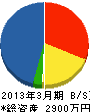 井上鉄工所 貸借対照表 2013年3月期