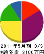 斉藤工業所 貸借対照表 2011年5月期
