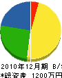 飯村水道 貸借対照表 2010年12月期