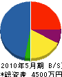 辻工務店 貸借対照表 2010年5月期