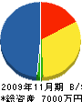 日交道路 貸借対照表 2009年11月期