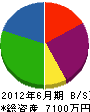 田中義塗装工業 貸借対照表 2012年6月期