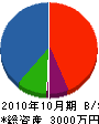 高橋水道 貸借対照表 2010年10月期