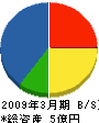 隼電気 貸借対照表 2009年3月期