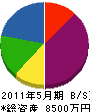 齋藤工務所 貸借対照表 2011年5月期