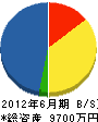 藤村電気工業 貸借対照表 2012年6月期
