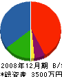 森島建殖 貸借対照表 2008年12月期